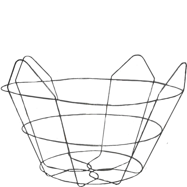 18" CBT Wire Basket 22Deg