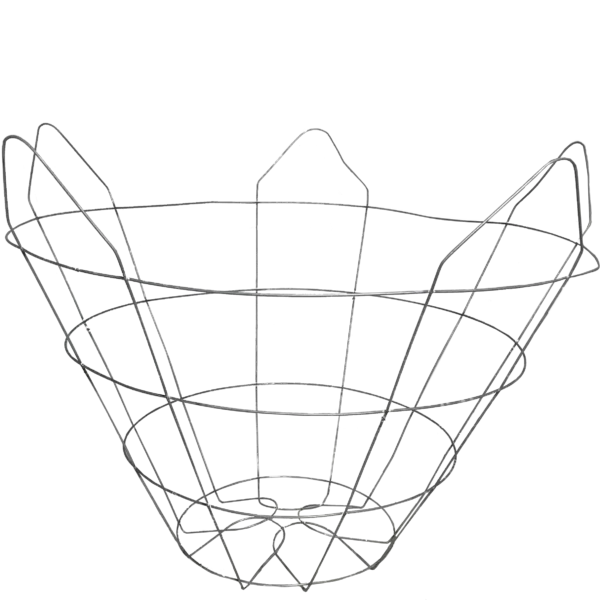 36" CBV Wire Basket 25Deg