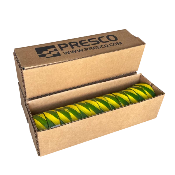 Yellow Green Stripe Flagging Tape